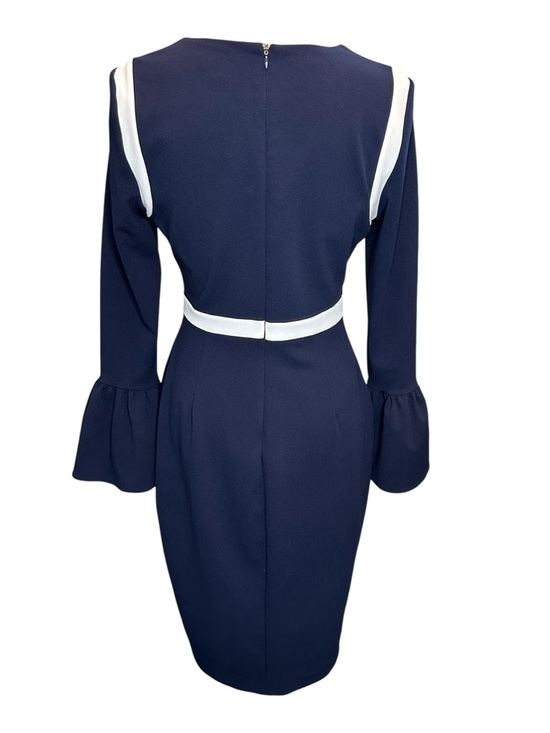 🌻 Calvin Klein Bell-Sleeve Sheath Dress #603 - Picture 6 of 12